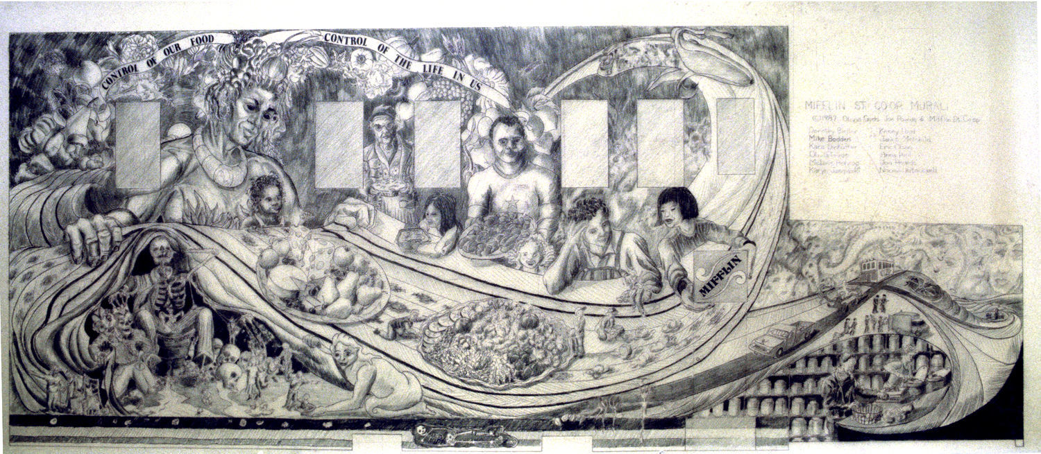 Mifflin mural drawing